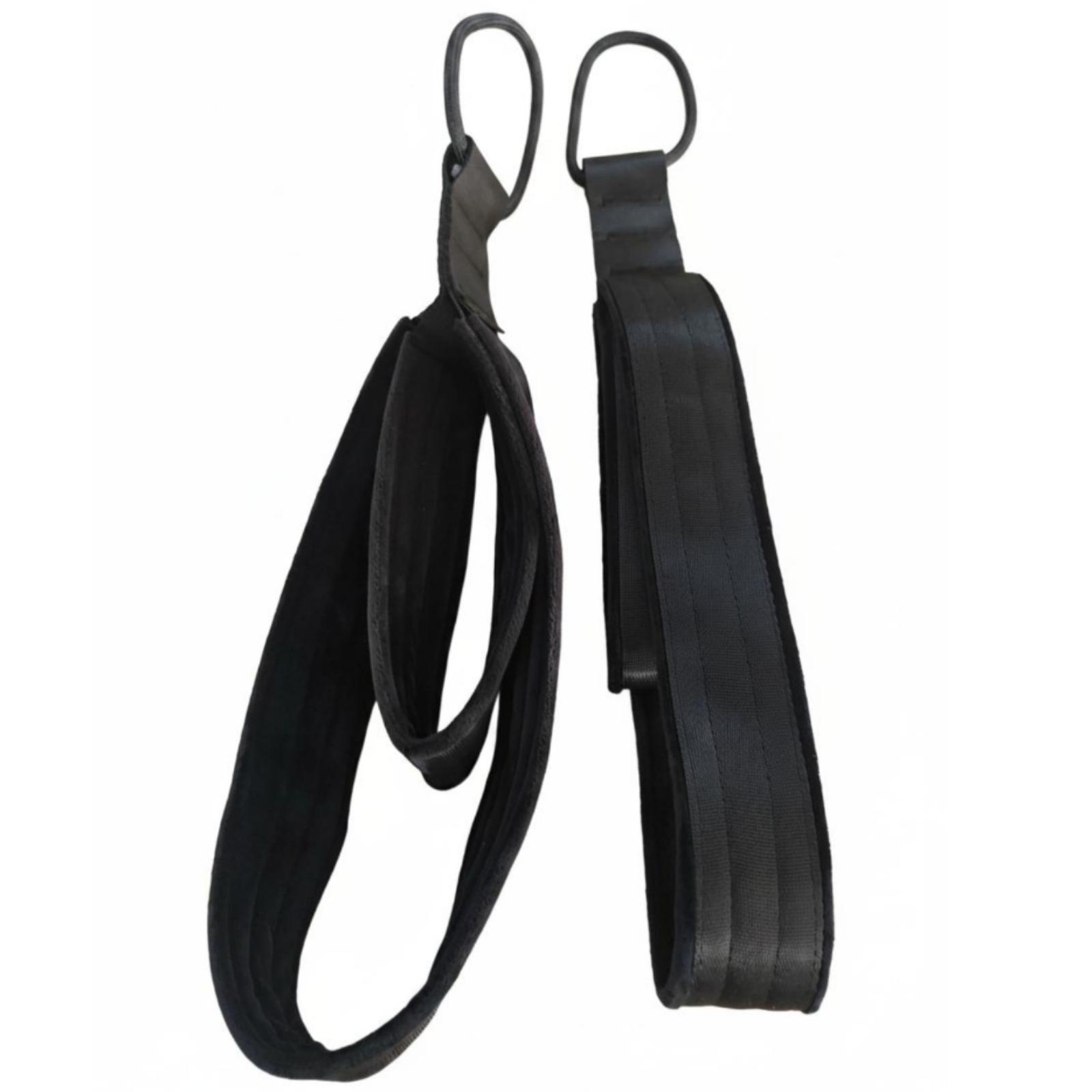 Pilates & Yoga Elastic Band - ピラティストレーニングストラップ高強度フィットネスグリップジムハンドルエクササイズアクセサリーピラティスホームマシン用
