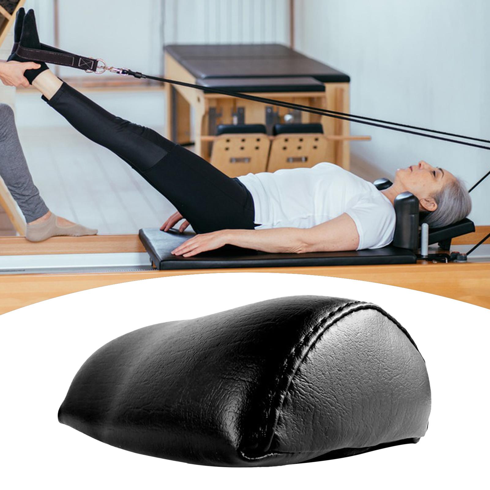 Mat Pilates Yoga - 人間工学に基づいたピラティス用ヘッドピロー、ヨガマット用ワークアウトサポートクッション、ホームジムや寮で快適なヘッドレスト
