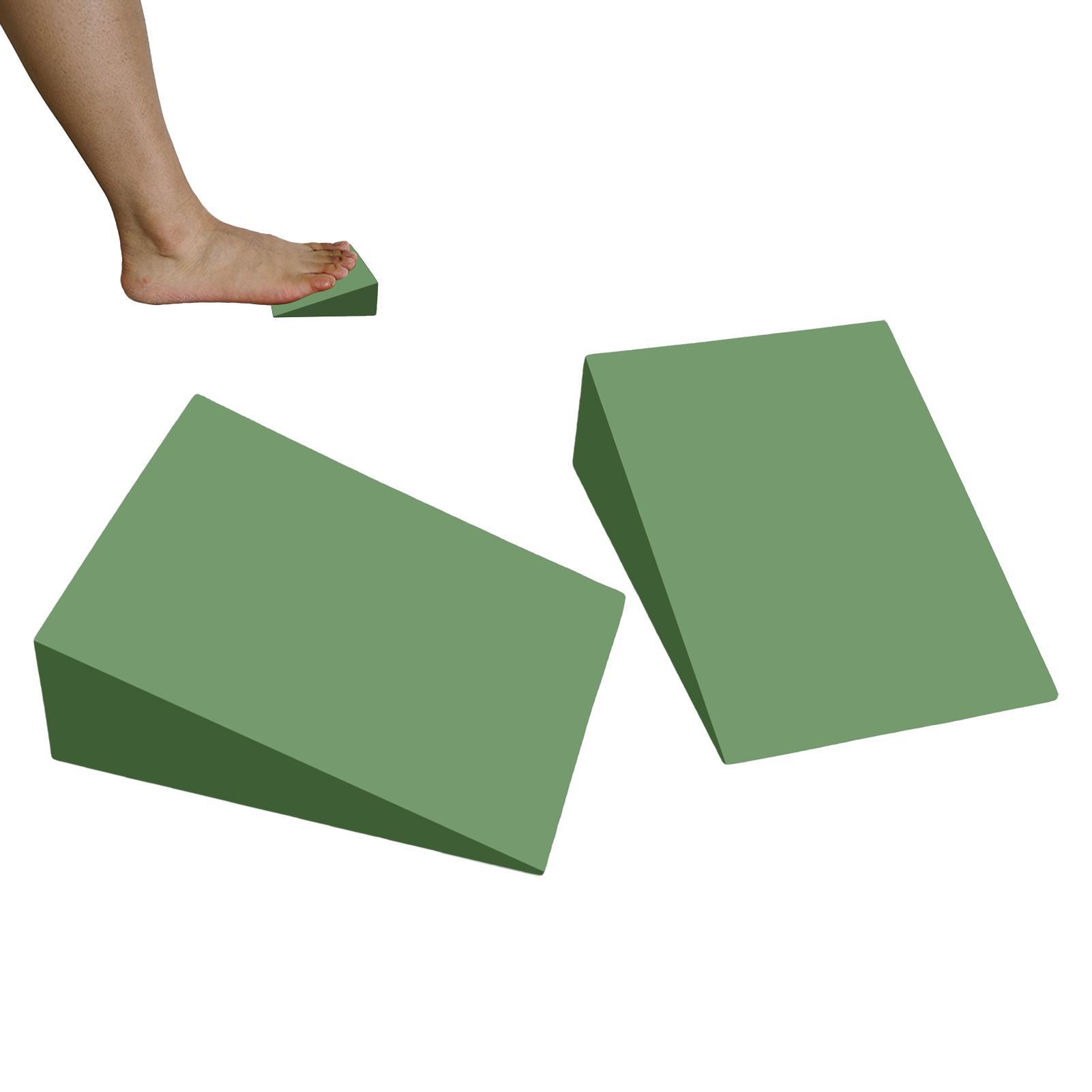 Pilates Yoga Block Exercises - 1ペアヨガウェッジブロックEVAフォームヨガウェッジストレッチスラントボードエクササイズヨガブロックヨガトレーニングピラティス用