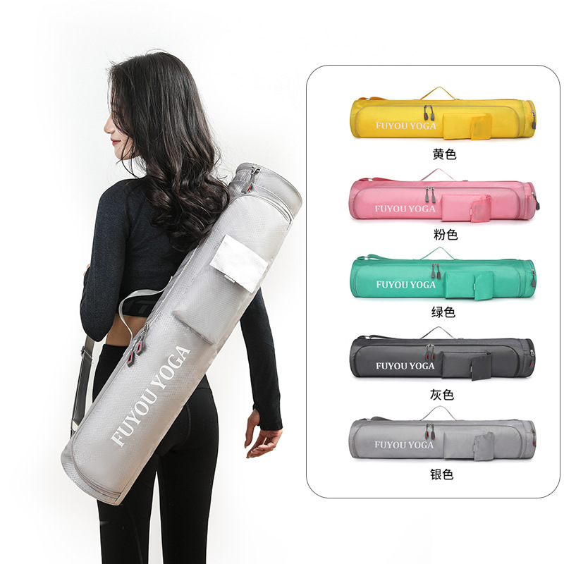 Pilates Yoga &A - 大容量ヨガマットバッグ軽量防水クロスボディジムバッグファッションマルチポケットショルダーキャリアーバッグピラティスフィットネス用