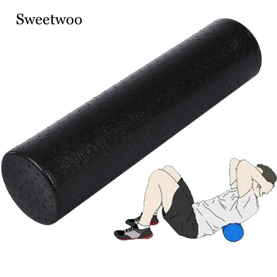 Pilates Yoga Block Exercises - ヨガ列フィットネスピラティスヨガ泡ローラーブロックトレインジムマッサージグリッドトリガーポイントセラピーフィジオ運動 (30/45/60/90センチメートル)