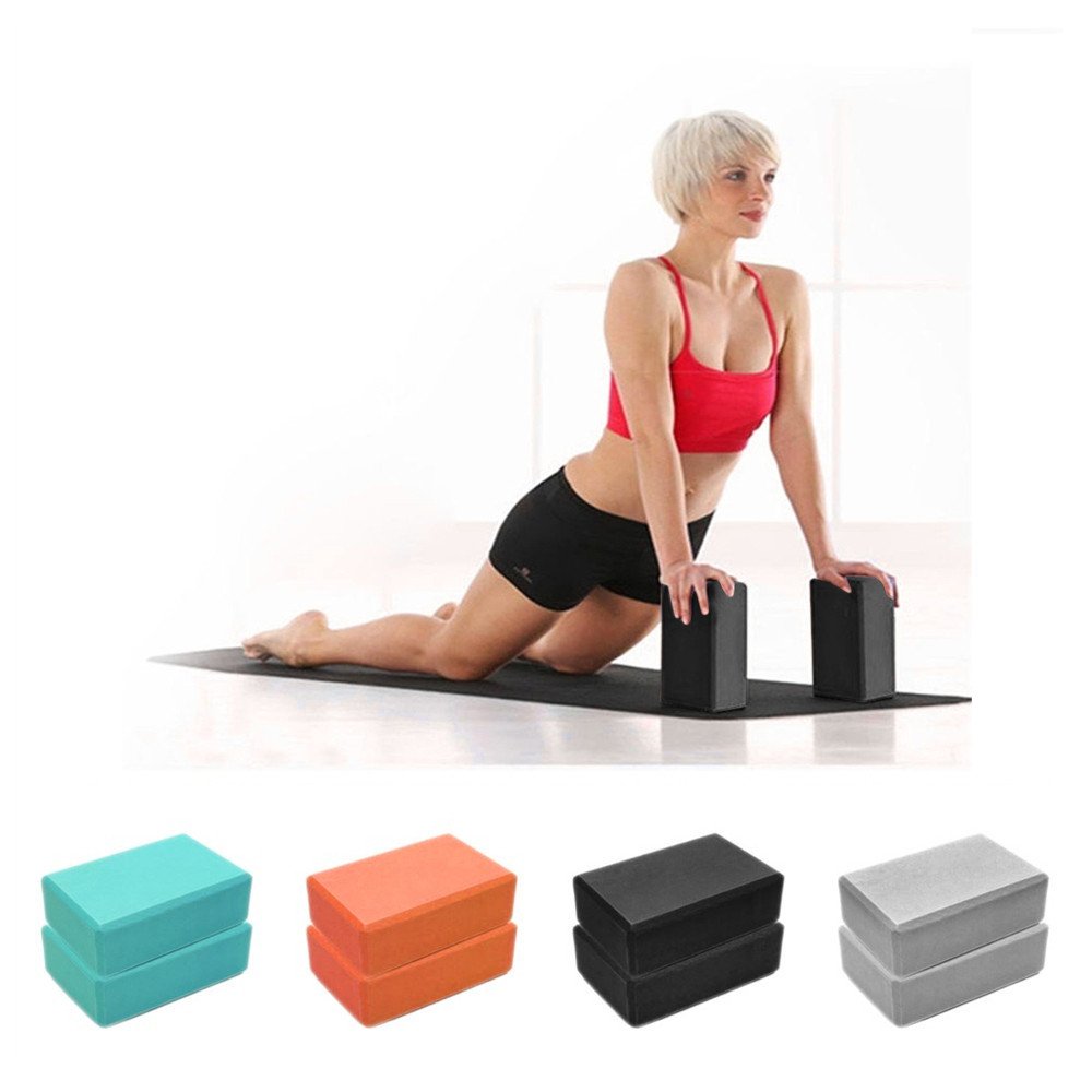 Pilates Yoga Block Exercises - 色付きEVAヨガブロックレンガノンスリップボディシェイピング健康トレーニングスポーツストレッチエクササイズピラティスジムフォームフィットネス機器