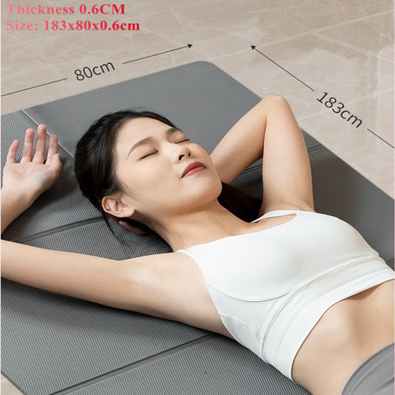 Mat Pilates Yoga - 183x80cm 6mm厚 ノンスリップマット ピラティス フロアマット ヨガマット