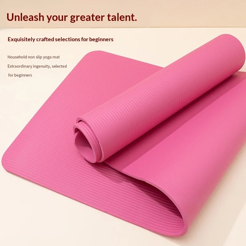 特厚滑り止めヨガマット、衝撃吸収、幅広ピラティスフィットネス - Mat Pilates Yoga のレビューと価格