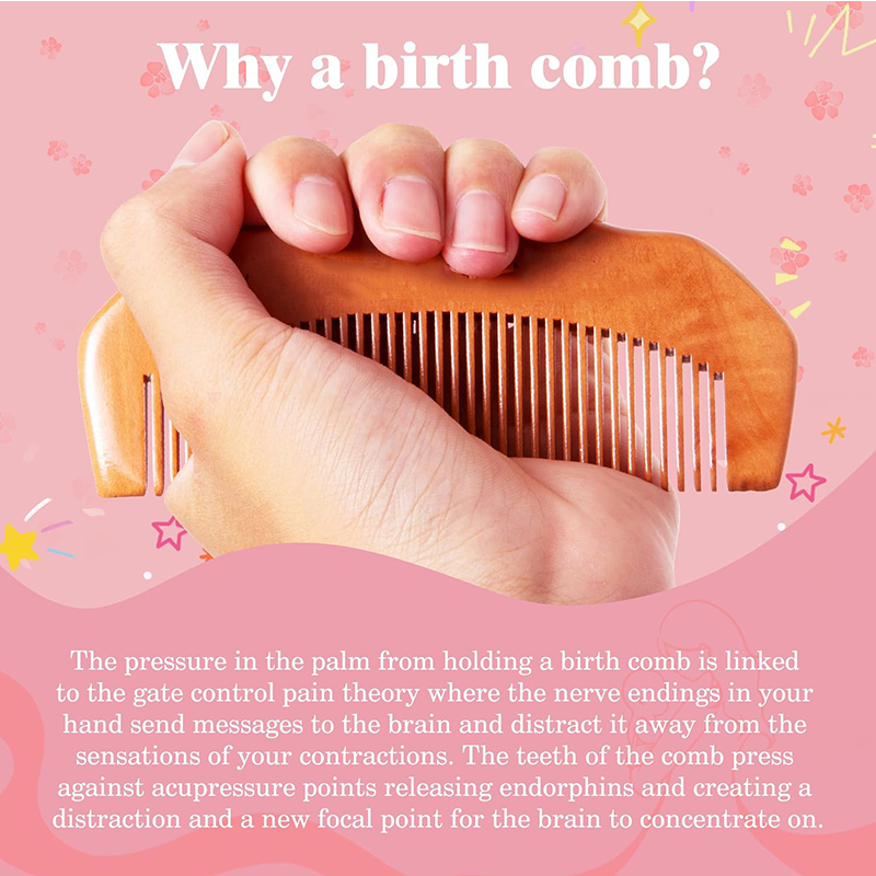 出産用コームと指圧マッサージボールセット - 木製出産用コー - Acupressure Ball Set のレビューと価格