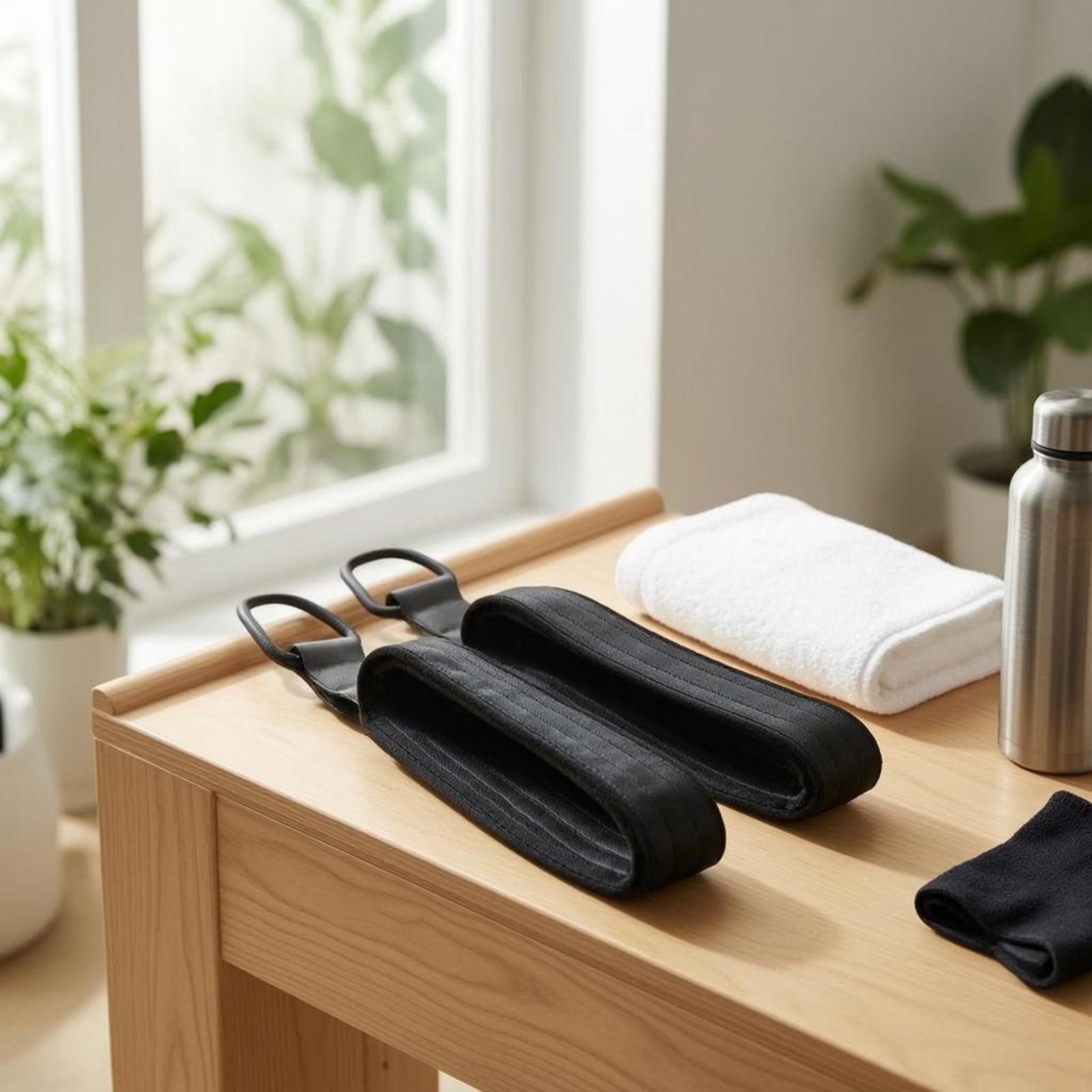 ピラティストレーニングストラップ高強度フィットネスグリップジ - Pilates & Yoga Elastic Band のレビューと価格