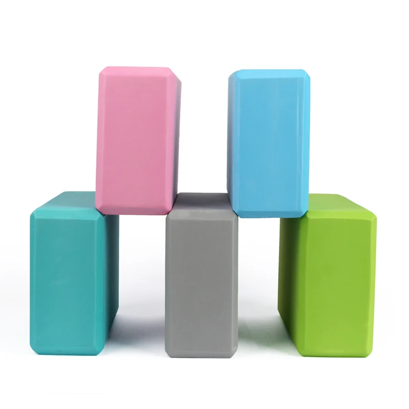EVAフォームヨガブロック小道具レンガジムピラティスヨガコラ - Pilates Yoga Block Exercises のレビューと価格