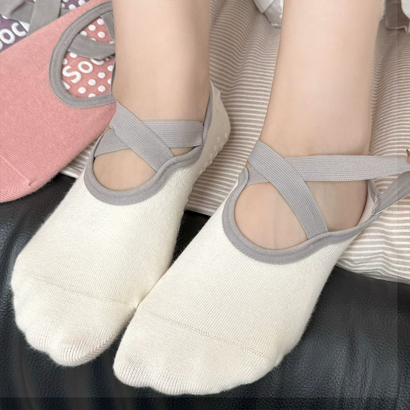 プロフェッショナル女性ヨガソックスシリコーン滑り止めバレエピ - Pilates & Yoga Elastic Band のレビューと価格
