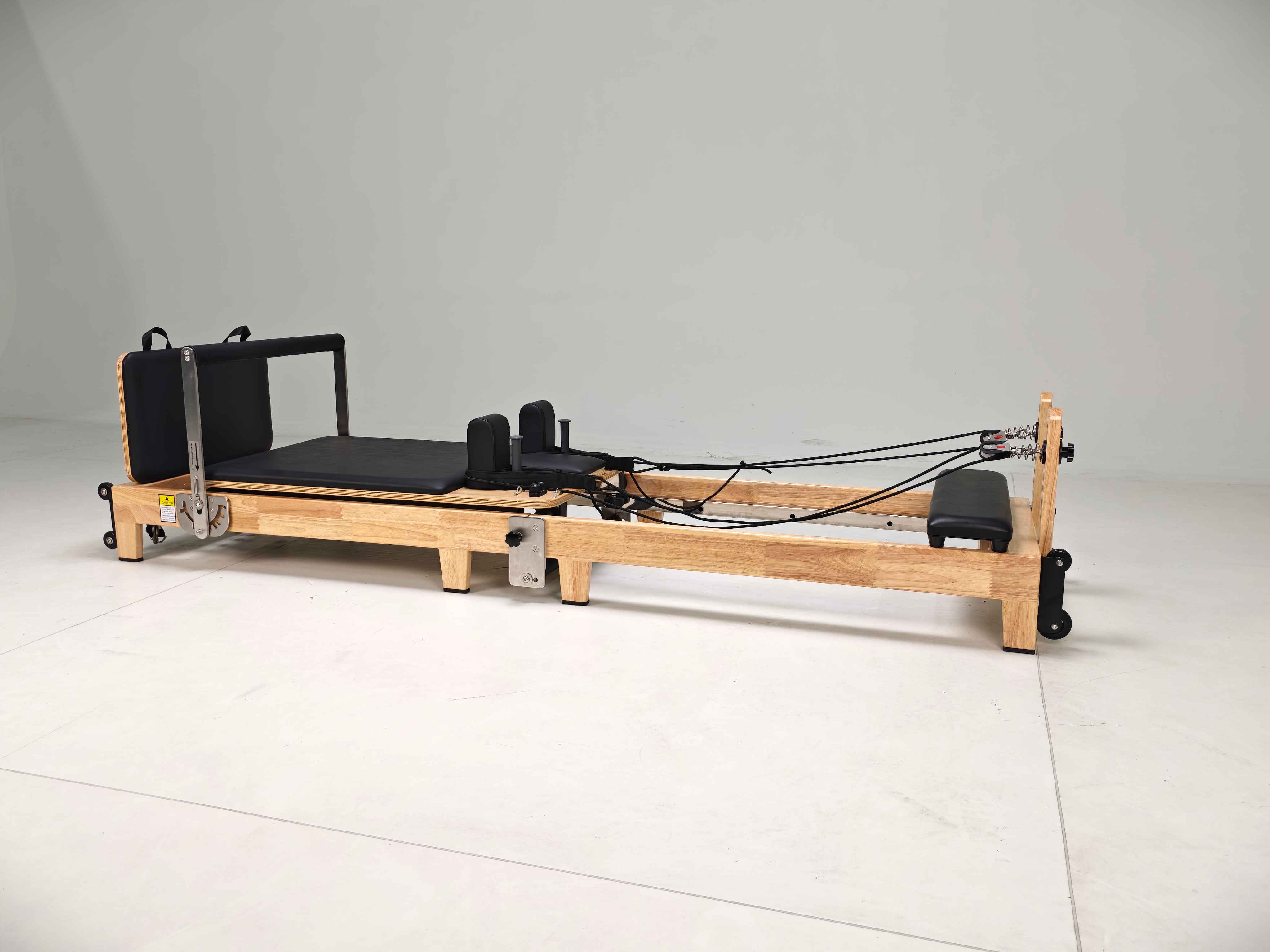 プレミアムオーク折りたたみ式ピラティスリフォーマー、家庭＆ス - Pilates & Yoga Elastic Band のレビューと価格