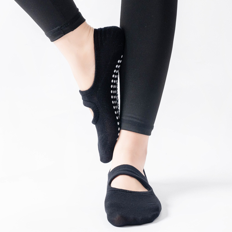 高品質の女性ヨガソックス滑り止め通気性バックレスピラティスソ - Pilates Yoga &A のレビューと価格