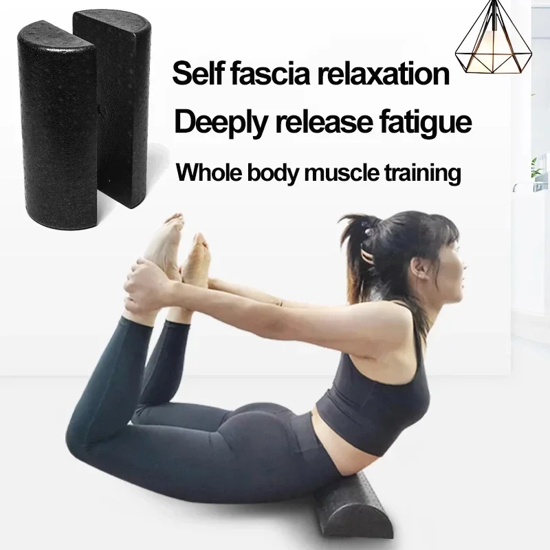 新しいハーフラウンドEPPフォームローラー、ヨガ、ピラティス - Pilates Yoga Block Exercises のレビューと価格