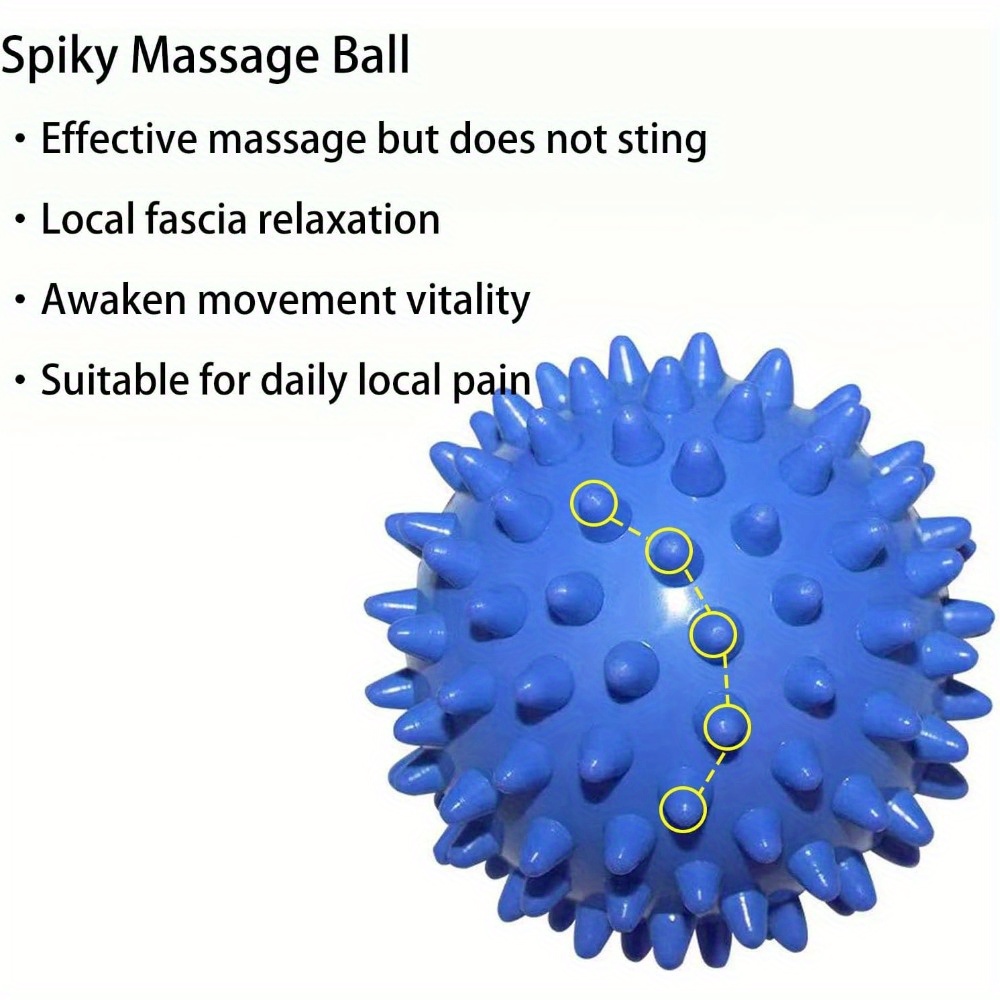 スパイキーマッサージボールセット（3個入り）フットボールロー - Acupressure Ball Set のレビューと価格