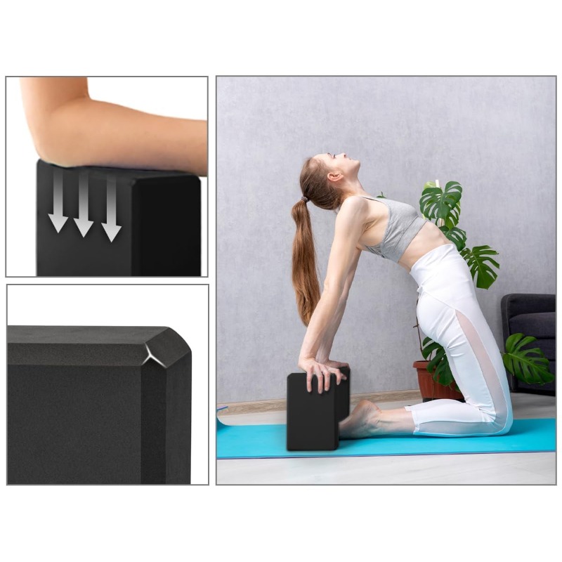 1 ペアスポーツ用品エクササイズホームエクササイズ機器フィッ - Pilates Yoga Block Exercises のレビューと価格