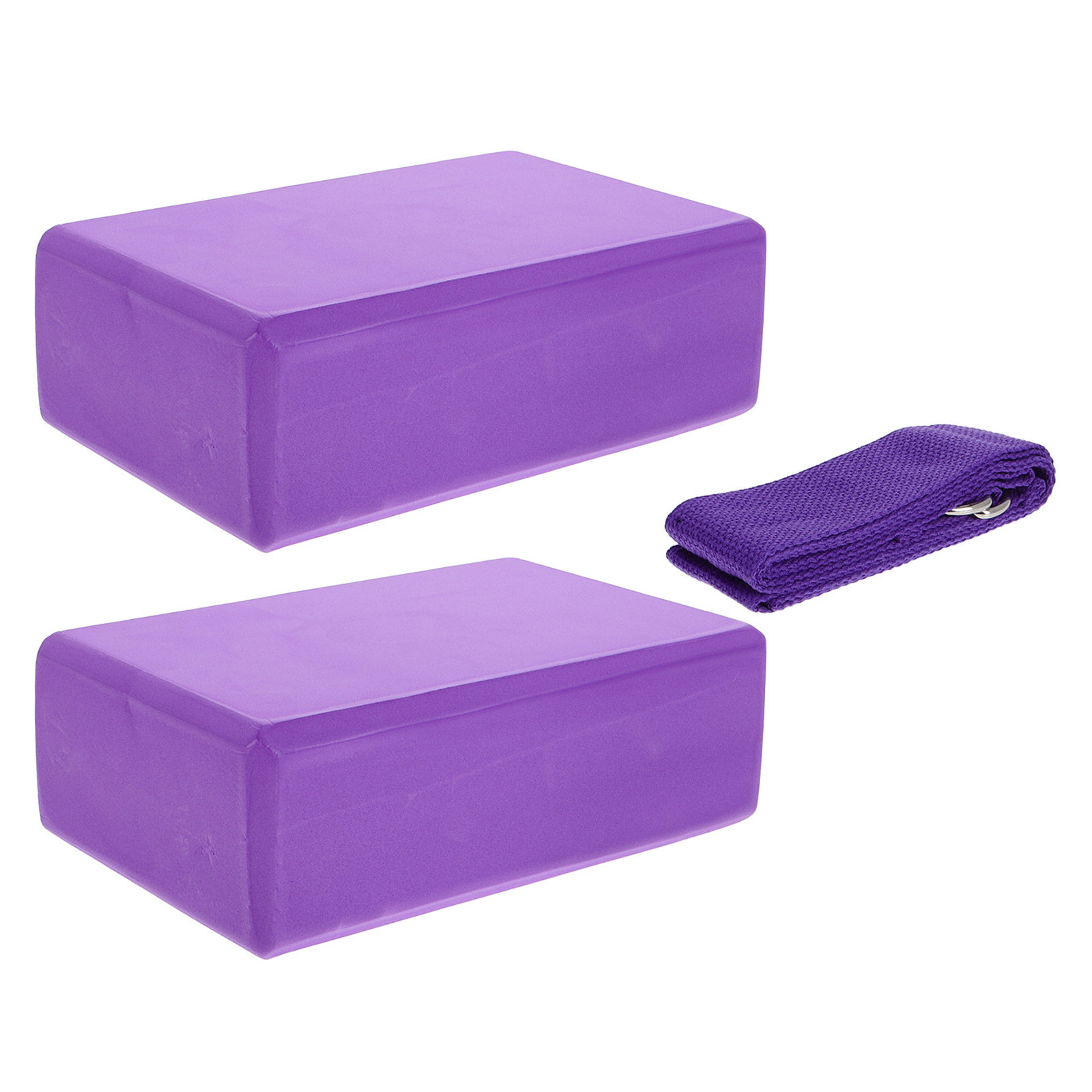 3個入りヨガブリックセット、EVAフォームブロック、バランス - Pilates Yoga Block Exercises のレビューと価格