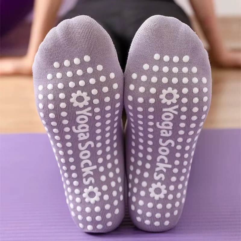 通気性タオル底ヨガソックス女性シリコーンノンスリップ包帯ピラ - Pilates Yoga &A のレビューと価格