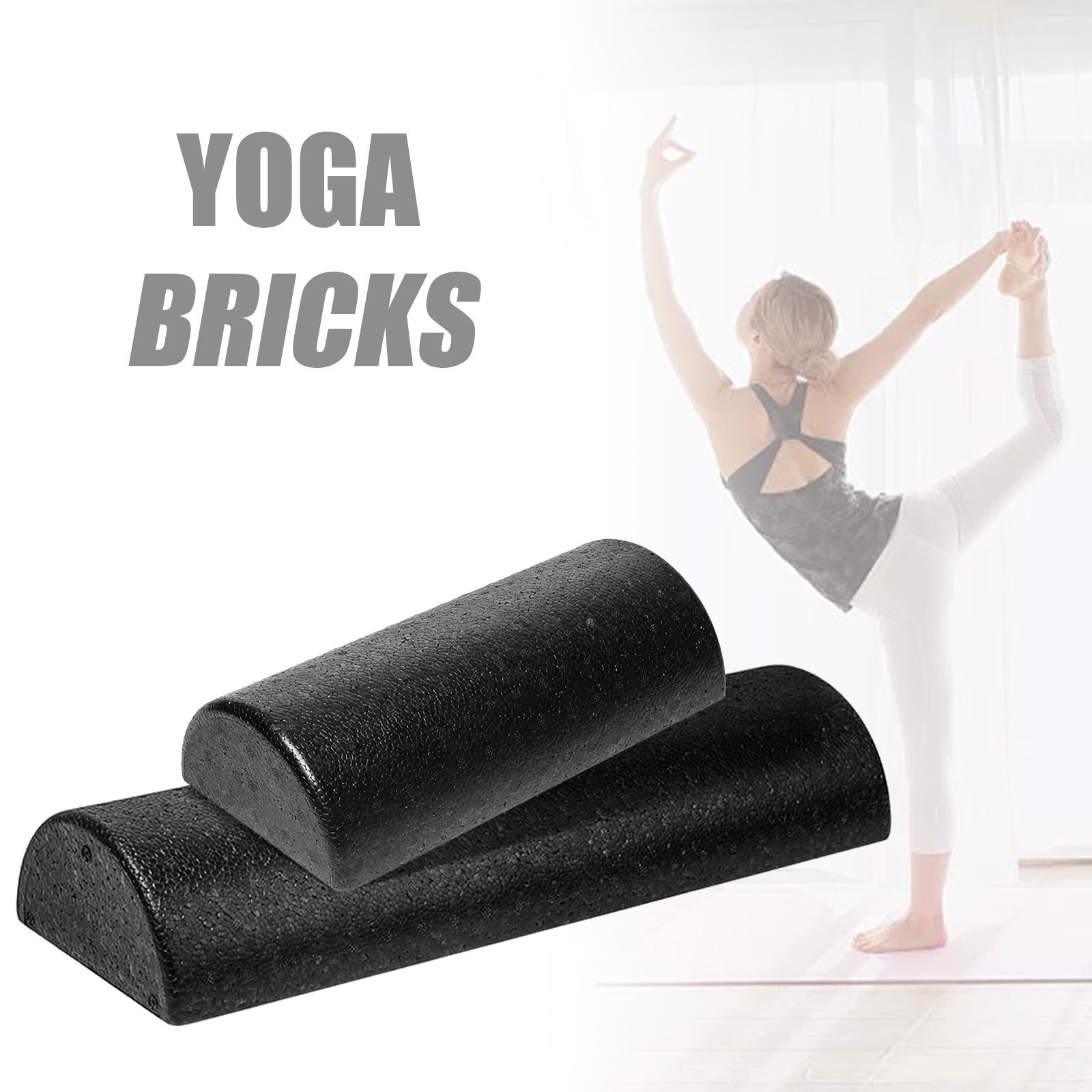 半円形ヨガコラムローラーツールバランストレーニングローラーブ - Pilates Yoga Block Exercises のレビューと価格