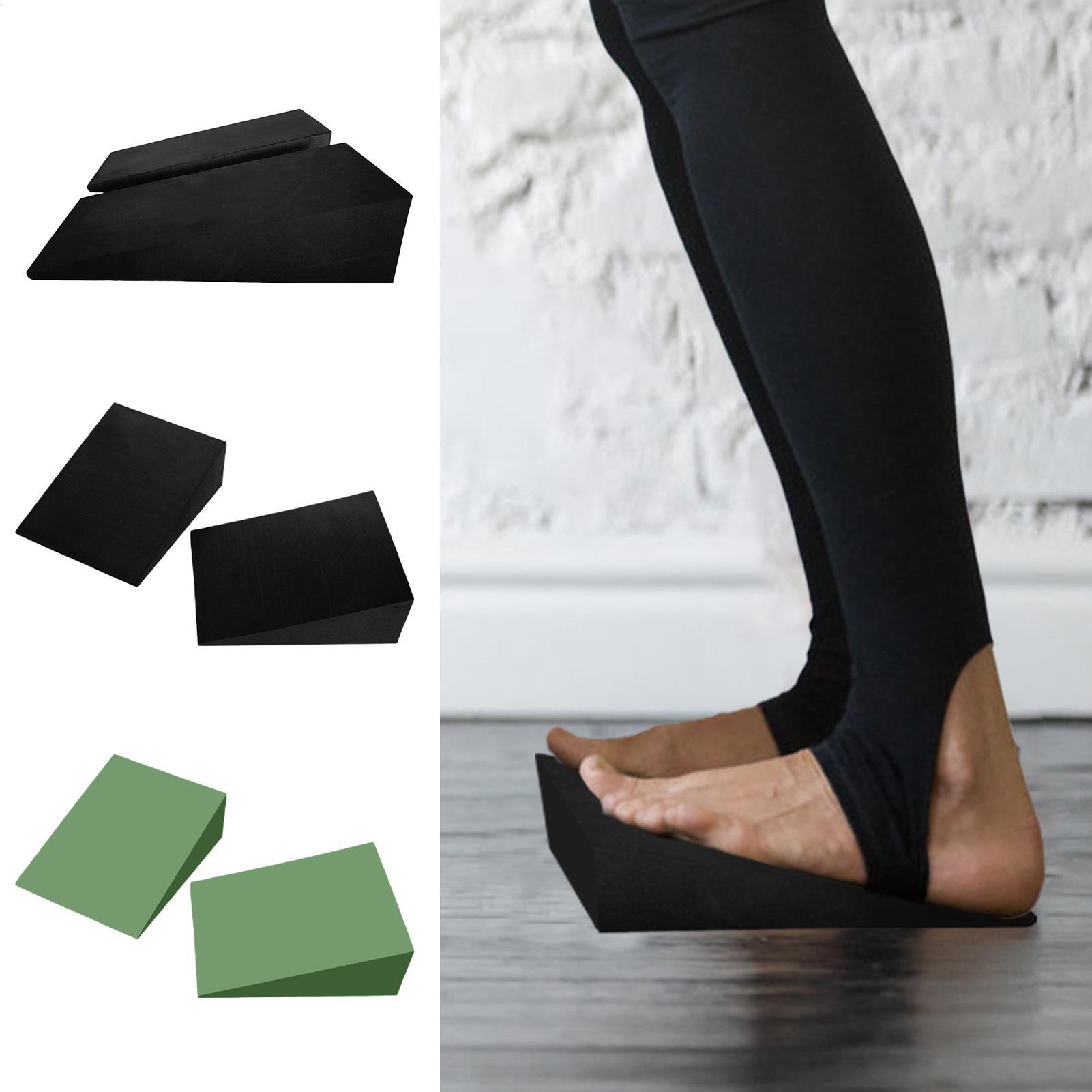 1 ペアヨガウェッジブロック EVA フォームヨガウェッジス - Pilates Yoga Block Exercises のレビューと価格