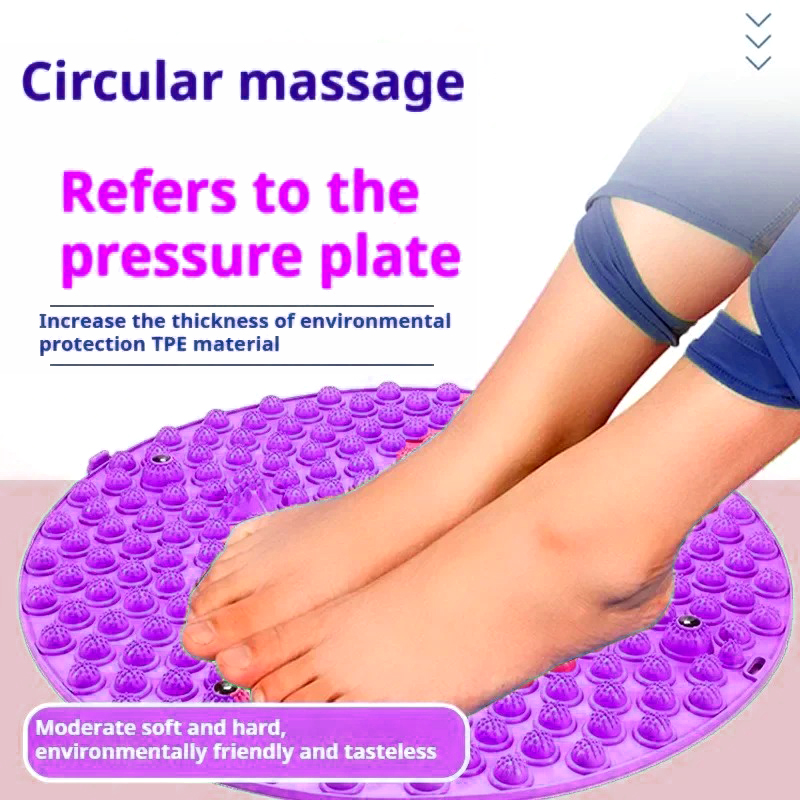 ラウンドフットマッサージ指圧マット、筋肉のリラクゼーション、 - Mat Pilates Yoga のレビューと価格