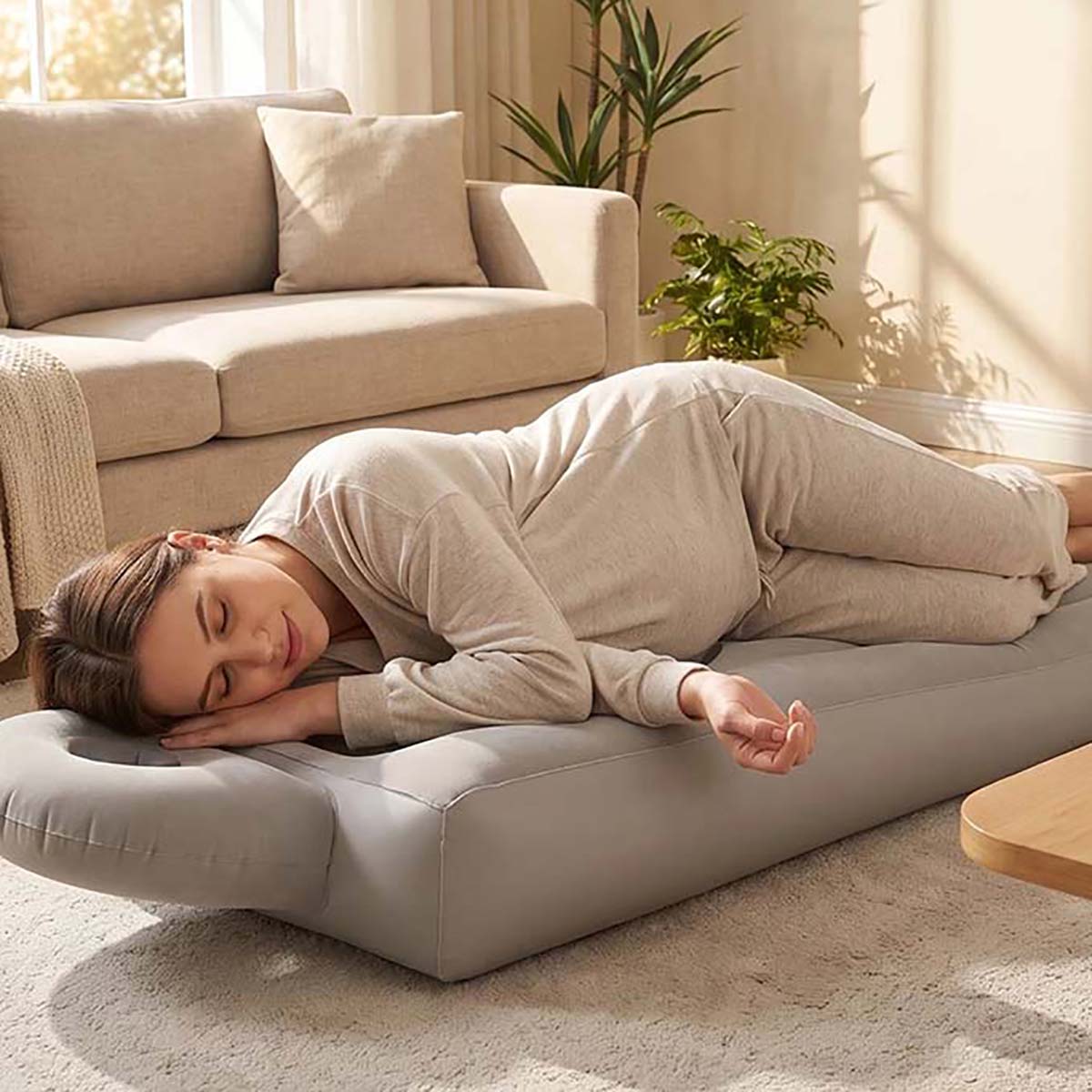 インフレータブル妊娠枕ヨガマット妊婦用インフレータブルマット - Mat Pilates Yoga のレビューと価格
