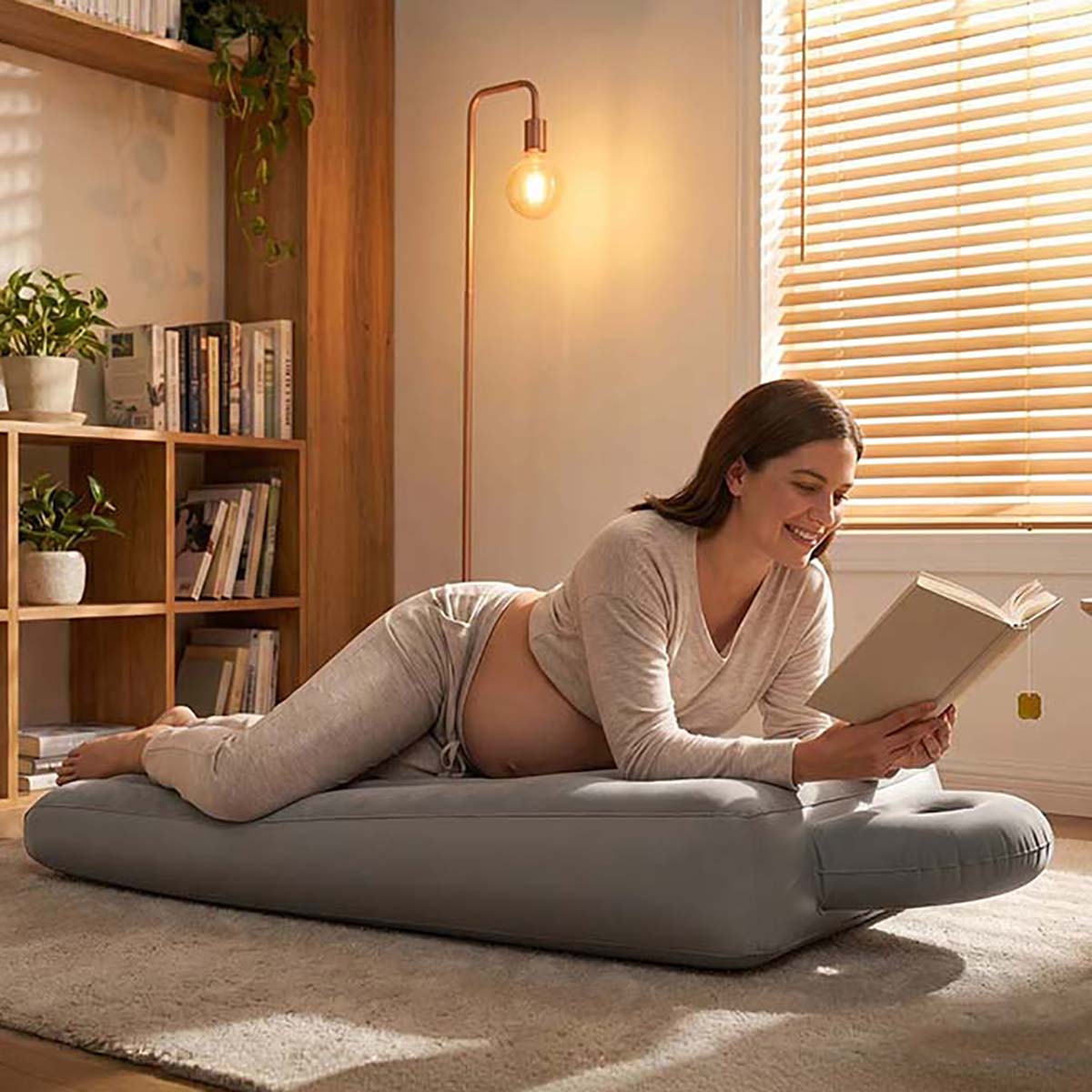 インフレータブル妊娠枕ヨガマット妊婦用インフレータブルマット - Mat Pilates Yoga のレビューと価格