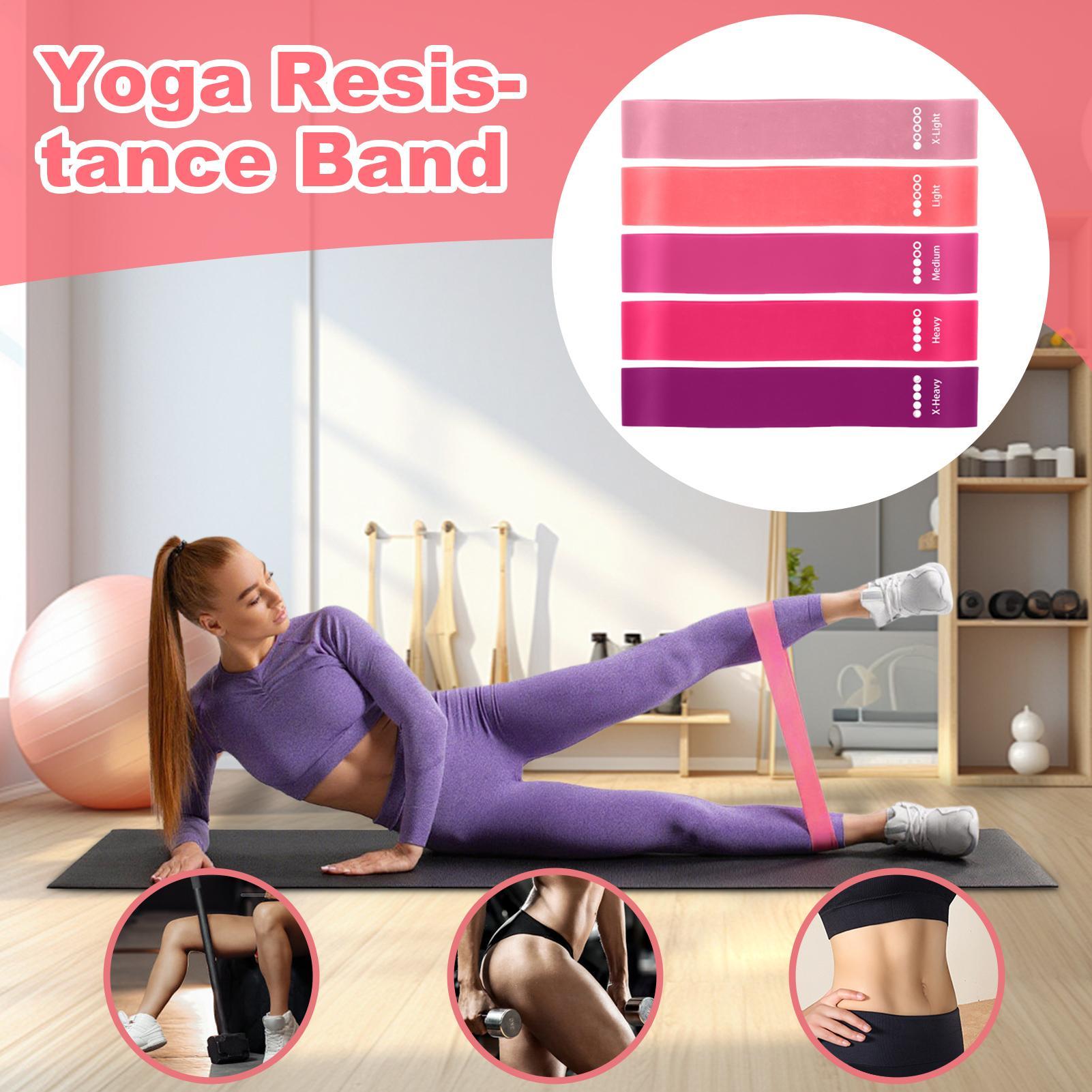 ヨガスポーツエクササイズ弾性フィットネスバンド、家庭用に最適 - Pilates And Yoga Difference のレビューと価格