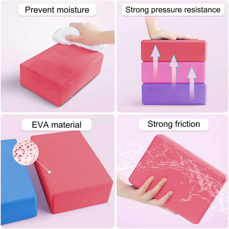 ヨガビルディングブロックキューブ ピラティスブリック 補強マ - Pilates Yoga Block Exercises のレビューと価格